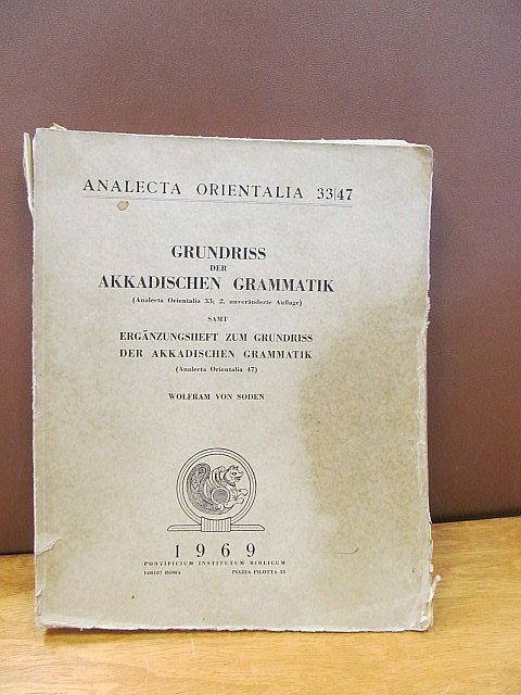 Grundriss der Akkadischen Grammatik“ – Bücher gebraucht